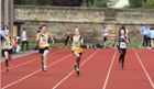 Girls 100 metres, Northumberland Classic, Hexham.